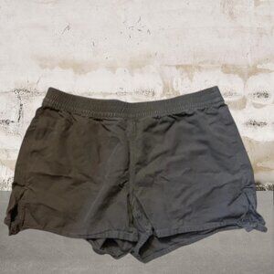 Madewell Women's Side Tie Pull On Casual Shorts Dark olive green Size Small